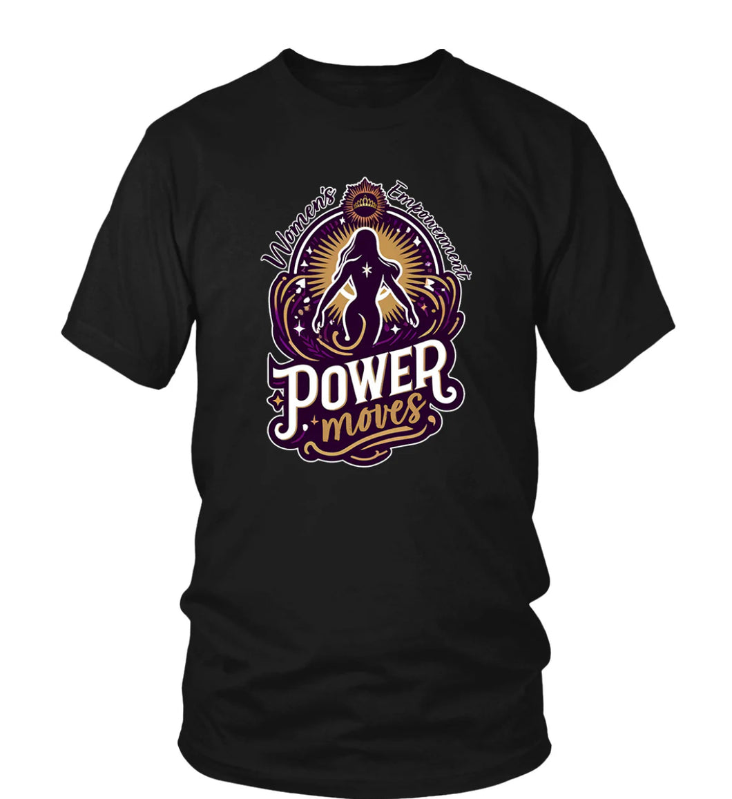 Black Women's Empowerment T-shirt Inspired by Sarah Jakes Roberts book POWER MOVES