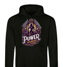 Load image into Gallery viewer, Black Women&#39;s Empowerment Hoodie Inspired by Sarah Jakes Roberts book &quot;POWER MOVES&quot;

